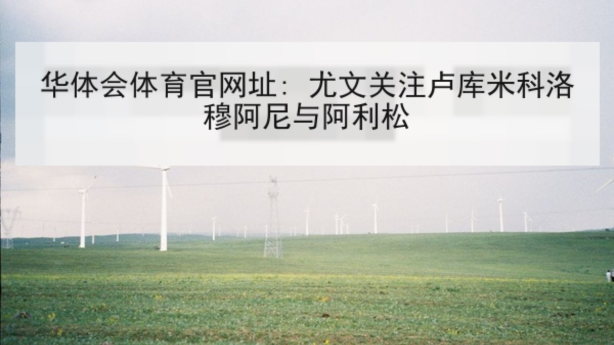 华体会体育官网址: 尤文关注卢库米科洛穆阿尼与阿利松